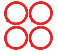 TEHAUX 4 pièces Kit Joints de Soupape Chasse Eau Silicone Joint Étanchéité pour Réservoir de Toilettes Remplacement Anti-fuite et Flexible Compatible avec Divers Modèles de Cuvettes