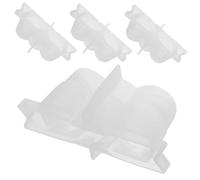 TEHAUX 4 Pièces Moule Silicone Bougeoir Nœud pour Fabrication de Bougies DIY Moulage Résine Décoration Maison Artisanat