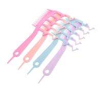 TEHAUX 4 Pièces Peigne Coiffant Z Forme Double Face Dents Larges et Fines Accessoire Coiffure Léger pour Volume Racines et Séparation Voyage et Usage Quotidien