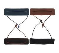 TEHAUX 4 pièces Protège Cahier Vintage Élastique Accessoires de Reliure pour Carnets Journaux et Agendas Protection et Facile à Installer pour Cahiers de Voyage et Carnets Faits Main