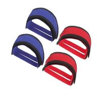 TEHAUX 4 Pièces Sangles de Pédales pour Vélo Garçon et Filles Réglables en Nylon Antidérapantes, Accessoires de Fitness pour Cyclisme Sécurisé et Entraînements à Domicile