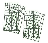 TEHAUX 4 pièces Support Fleurs Artificielles PP pour Mur Floral Mariage Cadre Modulable et Réutilisable pour Décorations et Jardin