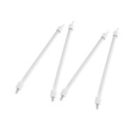 TEHAUX 4 Pièces Tube Chauffant Quartz pour Four Électrique Élément Chauffant Résistant Haute Température de Remplacement pour Radiateur Électrique Chauffage Stable pour Réunions Hiver et