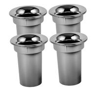 TEHAUX 4 Pièces Tube Port Haut-Parleur pour Caisson de Basse Voiture Compatible Multi-Usage Sortie Voix Acoustique Simple Installation