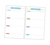 TEHAUX 40 feuilles Recharge de Perforées Papier Ligné Résistant pour Carnet Spiralé Agenda Journal de Voyage Quotidien