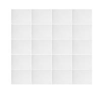 TEHAUX 40 Pièces Papier à Écrire Braille Blanc A4 Matériel Pédagogique Polyvalent en Papier pour Aveugles pour Apprentissage et Exercices en Classe