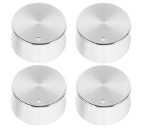 TEHAUX 4Pièces Boutons de Cuisinière Lot de Manettes de Remplacement pour Brûleurs Installation Facile Durable pour Fours