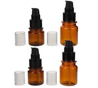 TEHAUX 4pièces Contenants de Lotion de Voyage Distributeur Pompe Pots pour Produits de Maquillage Liquides et Crèmes