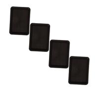 TEHAUX 4pièces Soucoupes pour Pots de Fleurs Plastique Plateaux Simples pour Jardiner Empêchant Eau et Terre de Déborder