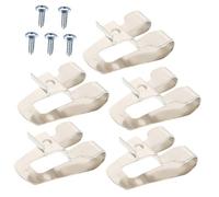 TEHAUX 5 Ensembles Crochets de Ceinture Acier pour Perceuse à Percussion avec Vis Clips Multifonctions Robustes pour Porte Outils Compact et