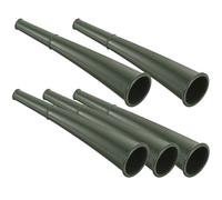 TEHAUX 5 pièces Cornes de Signal Portables Vert Militaire Sifflets Polyvalents Plastique pour Entraînement Fêtes et Activités Extérieures