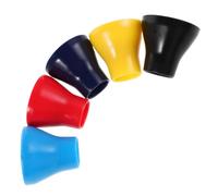 TEHAUX 5 Pièces Ramasse-balles de Golf Réutilisable Pince | PVC Plastique, Embout Remplaçable, S’installe la Poignée Standard, pour Practice, Jardin et Zones à Risques