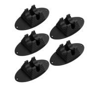 TEHAUX 5 Pièces Support de Stationnement Augmente la Friction et Empêche Le Basculement pour Trottinette en Plastique Noir Texture à Points pour Écoles et Garages de Stockage
