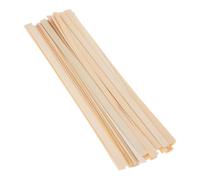 TEHAUX 50 Pièces Bamboo Weaving Strips For DIY Fan Crafting Flat Bamboo Sticks For Handmade Fans Basketry Lamp Weaving And Art Workshops