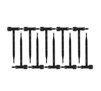 TEHAUX 50 Pièces Drip Irrigation Emitters Adjustable Flow Control Drippers Anti-Clogging for Garden Succulents Lawn with Rotatable Watering Sprinklers