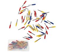 TEHAUX 50 Pièces Outil De Découpe pour Traceur Lames De Rechange Fraises à Lettrage Fraise pour Traceur De Rechange pour Coupe De Vinyle Et Tissu