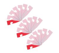 TEHAUX 50 Pièces Patins Adhésifs Pied Presseur Plastique Résistants pour Machine à Coudre Surjeteuse Protection Antidérapante Compatible Surjet Quatre Fils