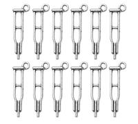 TEHAUX 50 Pièces Pendentif Design Créatif Style Vintage en Alliage Argenté Soi-même Thème Hôpital pour Colliers et Accessoires Costume Garçon Fille
