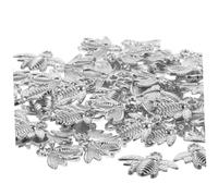 TEHAUX 50pièces Breloques Abeilles pour Création Bijoux Colliers Bracelets Pendentifs Breloques pour Bijoux Animaux Porte-clés