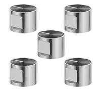 TEHAUX 5pièces Boutons de Plaque de Cuisson Lot pour Cuisinière à Gaz Accessoires de Remplacement Commande de Barbecue Adaptés à Divers Modèles