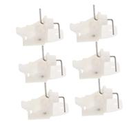 TEHAUX 6 Pcs Clipt De Congélation Clip De Réfrigérateur Étagère De Prise En Charge Étagère De Remplacement Des Boucles Carrées Clips Clipt Clip Étagère Pour Réfrigérateur