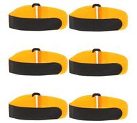 TEHAUX 6 Pièces Bande de Fixation Auto-agrippante en Nylon pour Filet de But de Football, Ajustable et Résistante, pour Bureau et Maison
