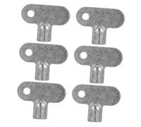 TEHAUX 6 pièces Clé de Purge Radiateur de Clé Vanne Carrée pour Purge et Entretien Plomberie Outil Durable pour Valves Chauffage Central