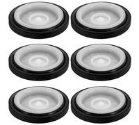 TEHAUX 6 Pièces Diaphragme de Valve de Chasse D’urinoir 27mm en Silicone | Joint D’étanchéité, Pièce de Rechange pour Robinet à Capteur, Usage Privé ou Public, Plastique