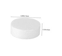 TEHAUX 6 Pièces Lot de Cercles Mousse Polystyrène Ronds Blancs Disques pour Projets DIY Sculpture et Modélisation Scolaire Supports Décoratifs Durables pour Créations Artisanales