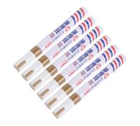 TEHAUX 6 Pièces Marqueur pour Pierre Tombale en Plastique Or, Application Facile pour Restaurer Inscriptions Effacées, Résistant au Vent la Pluie, pour L'entretien des Tombes