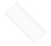 TEHAUX 6 Pièces Palette de Couleurs Ongles avec Tips Planche Exposition Transparente pour Pratique Nail Art Affichage Gel Vernis Carte Nuancier pour DIY et Salon