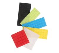 TEHAUX 6 Pièces Pastilles Adhésives Braille en Silicone, Autocollants à Points en Relief, Design Tactile, Forte Adhérence, Décollage Facile, pour Personnes Aveugles et Malvoyantes,