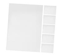 TEHAUX 6 pièces Tableau Acrylique Transparent pour Messages et Décorations Pour École Bureau Fêtes et Événements