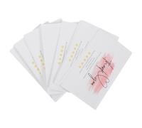 TEHAUX 60 Pièces Cartes de Remerciement Blanches en Papier pour Petites Entreprises Design Élégant et Simple, Faciles à Transporter, pour Shower et Boulangeries