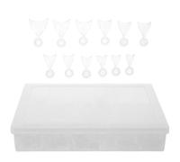 TEHAUX 600 Capsules Acryliques Extra Courtes Forme Amande Demi-recouvrement Mate pour Ongles Transparents Élégants pour Manucure Chic au Quotidien et Soirées