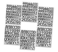 TEHAUX 6feuilles Lettres Autocollants Alphabet Pour Tableau Affichage Et Chambre Garçon Fille Stickers Muraux Adhésifs Pour Boîte Aux Lettres