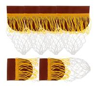 TEHAUX 6pcs Poches de Billard en Filet de Coton et PU, Résistantes et Faciles à Utiliser, Accessoires pour Tables de Billard Adaptés Usage Quotidien et Scolaire