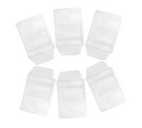 TEHAUX 6Pièces Protecteur de Poche pour Stylos PVC de Protection Épaissie pour Infirmières et Blouses de Laboratoire Organiseur Transparent pour Cartes et Stylos