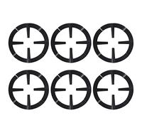 TEHAUX 6pièces Support Pour Cuisinière à Gaz Avec Brûleur Intégré Pour Petites Casseroles Poêles Et Bouilloires Réducteur De Brûleur à Gaz