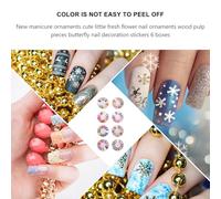 TEHAUX 8 Boîtes de Patchs en Pâte Polymère Fruités pour Nail Art Création DIY Décoration D’Ongles Motifs Variés 12 Pièces par Boîte Loisirs Créatifs Usage Professionnel et