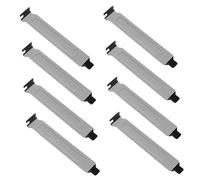 TEHAUX 8 pièces Cache Emplacement Boîtier Ordinateur Dur avec Vis Plaque Obturation Pci Noire pour Protection des Slots PC Installation Facile Protège la Poussière et Prolonge la Durée