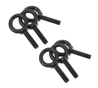 TEHAUX 8 Pièces Crochets à Vis pour Haut-Parleur M8 en Plastique Noir, Installation Facile et Design Robuste pour Supports de Haut-parleurs Suspendus et Home Cinéma