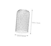 TEHAUX 8 Pièces Filtre Gouttière Extensible Aluminium Tamis Maille Fine pour Protection Tuyau de Descente Ajustable pour de Gouttières Aux Intempéries Usage Résidentiel et Villa