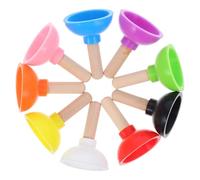 TEHAUX 9 Pièces Farce Ventouse Magicien Portable en Silicone et Bois | Accessoire Créatif à Aspect Réaliste, Usage Polyvalent et Léger, pour Tours Rapprochés et Carnaval Style Aléatoire