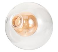 TEHAUX Abat-jour en verre G9, globe de remplacement pour suspension, design sphère dans sphère, décoratif, installation facile, diamètre 120 mm, salon et plafonnier
