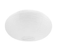 TEHAUX Abat-jour Plafond Pliable en Papier, Petit Abat-jour Rond Cylindrique, DIY Lampe Suspendue, Décor Ambiance Douce, Protection Lampe Poussière, pour Chambre Bureau Hôtel, Lot Unique