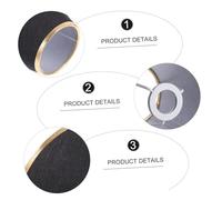 TEHAUX Abat-jour Tissu Créatif avec Clip Cache Lampe pour Lampe Murale Plafonnier et Lampadaire Bordure Dorée Élégante Protection Anti-éblouissement pour Salon et Chambre