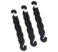 TEHAUX Accessoire de Coiffure Élégant 3pcs pour Chignon Facile à Réaliser en Éponge et Perles, Léger et Pratique pour Femmes, pour Cheveux Moyens à Longs