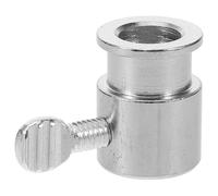 TEHAUX Accessoire pour Rôtisserie en Fer Chromé, Butée de Broche Stable Production de Précision, Diamètre Extérieur 20mm, pour Barbecue en Plein Air Argenté
