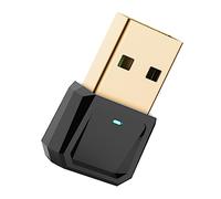 TEHAUX Adaptateur Audio sans Fil USB Récepteur Émetteur Audio pour PC Clavier Souris Enceinte Rapide et Mémoire Automatique Noir